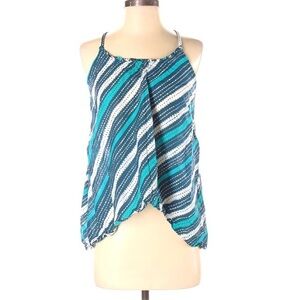 ⏰American Eagle S turquoise sleeveless X-back top
